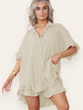 PERTH - Women's Shorts Set with oversized Shirt